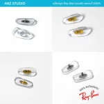 แป้นจมูก Ray-Ban แบบพับ ของแท้ 100%  Ray-Ban Clasp-Fit Nose Pads - Image 5
