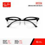 RayBan RX5154 กรอบแว่นสายตา ทรง Browline / Square - Image 4