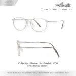 Silhouette Illusion Lite 1620 กรอบแว่นสายตา Silhouette ของแท้ ทรง Oval กรอบ Titanium SPX+ น้ำหนักเบา รับประกัน 1 ปี - Image 4