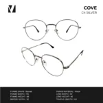 กรอบแว่นตาโลหะ vanta. COVE น้ำหนักเบา ทรง Panto Round ตัดเลนส์สายตาได้ - Image 5