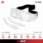 AXIV DUO แว่นตากีฬา 2in1 เปลี่ยนขาแว่นและสายรัดได้ กรอบโค้งกระชับ ตัดเลนส์ตามค่าสายตาได้ - Image 6