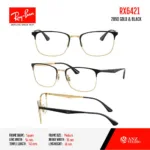 Ray-Ban RX6421 กรอบแว่นสายตา ทรง Square - Image 7