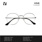 กรอบแว่นตาโลหะ vanta. COVE น้ำหนักเบา ทรง Panto Round ตัดเลนส์สายตาได้ - Image 6