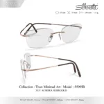 Silhouette Titan Minimal Art 5599 กรอบแว่นสายตา Silhouette ของแท้ กรอบ Titanium ไร้ขอบ น้ำหนักเบา รับประกัน 1 ปี - Image 6