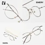 แว่นกรองแสงสีฟ้า vanta. EMERY น้ำหนักเบา ทรง Panto Round ตัดเลนส์สายตาได้ - Image 6