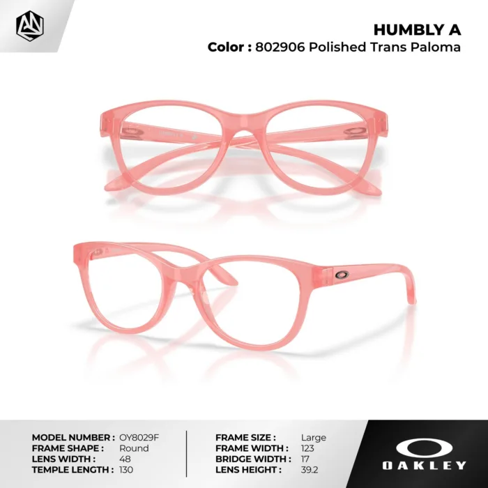 กรอบแว่นตาเด็ก OAKLEY OY8029F HUMBLY A ทรงกลม O Matter™ เบาพิเศษ ของแท้รับประกัน 2 ปี - Image 7