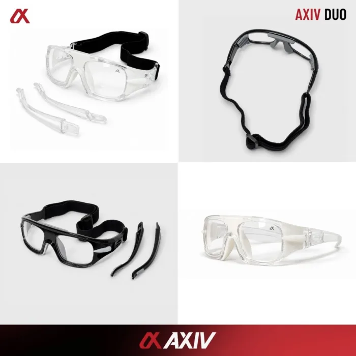 AXIV DUO แว่นตากีฬา 2in1 เปลี่ยนขาแว่นและสายรัดได้ กรอบโค้งกระชับ ตัดเลนส์ตามค่าสายตาได้ - Image 7