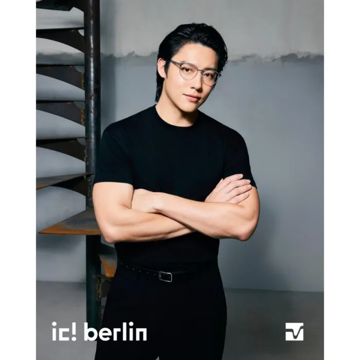 ic! berlin Wanda IC5333 กรอบแว่นตา Metal ทรง Rounded Minimal Screwless Design - Image 7