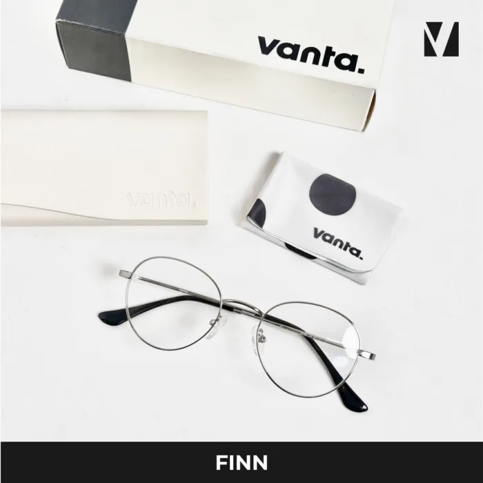 กรอบแว่นตาโลหะ vanta. FINN น้ำหนักเบา ทรง Round Panto ตัดเลนส์สายตาได้ - Image 7