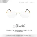 Silhouette Titan Next Generation 5521 กรอบแว่นสายตา Silhouette ของแท้ ทรง Rectangular กรอบ Titanium ไร้ขอบ น้ำหนักเบา รับประกัน 1 ปี - Image 7