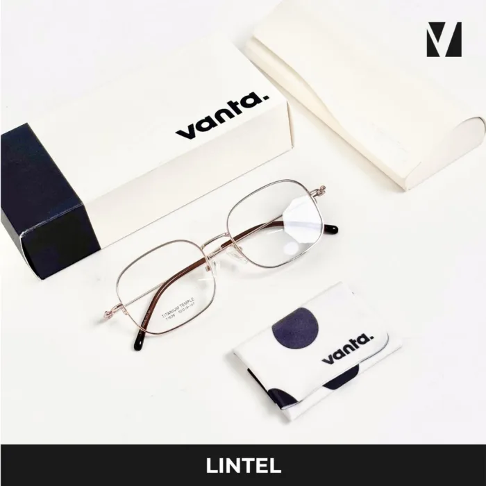 แว่นกรองแสงสีฟ้า vanta. LINTEL น้ำหนักเบา ทรง Geometric Square ตัดเลนส์สายตาได้ - Image 7