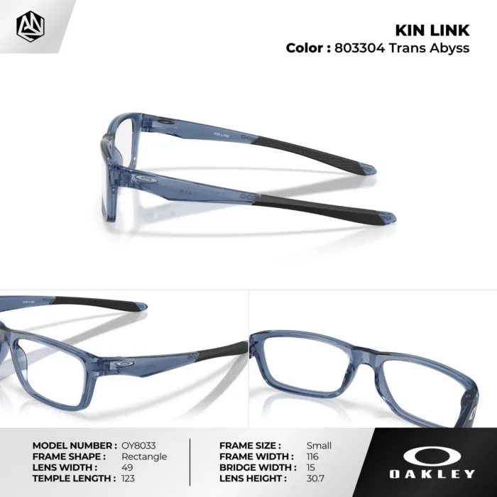 กรอบแว่นตาเด็ก OAKLEY OY8033 KIN LINK ทรง Rectangle O Matter™ น้ำหนักเบา สปอร์ต ของแท้รับประกัน 2 ปี - Image 8