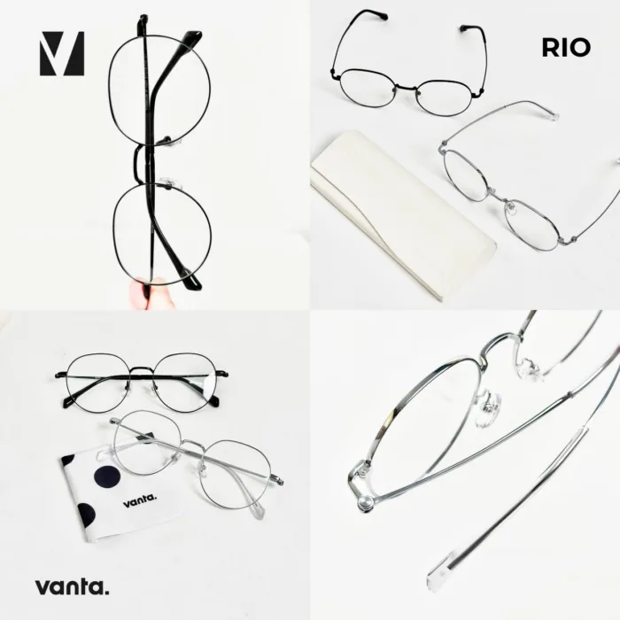 กรอบแว่นตา vanta. RIO วัสดุ Titanium IP ทรง Round น้ำหนักเบา ตัดเลนส์สายตาได้ - Image 7