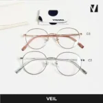 กรอบแว่นตาโลหะ vanta. VEIL น้ำหนักเบา ทรง Round ตัดเลนส์สายตาได้ - Image 8