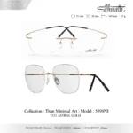 Silhouette Titan Minimal Art 5599 กรอบแว่นสายตา Silhouette ของแท้ กรอบ Titanium ไร้ขอบ น้ำหนักเบา รับประกัน 1 ปี - Image 9