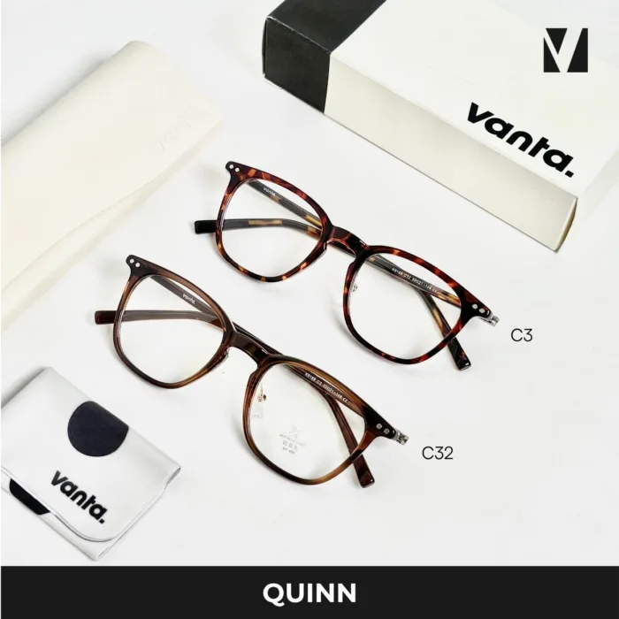 แว่นกรองแสงสีฟ้า vanta. QUINN น้ำหนักเบา ทรง Square ตัดเลนส์สายตาได้ - Image 8
