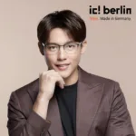 ic! berlin The Lone Wolf Large IC5064-D กรอบแว่นตา Metal ทรง Rounded Square Minimal Screwless Design - Image 7