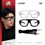 AXIV DUO แว่นตากีฬา 2in1 เปลี่ยนขาแว่นและสายรัดได้ กรอบโค้งกระชับ ตัดเลนส์ตามค่าสายตาได้