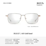 DITA Lancier DLX127 กรอบแว่นตา Titanium ทรง Rectangle Luxury Sport  ของแท้รับประกัน 1 ปี - Image 2