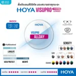 (RX) HOYA VISUPRO เลนส์ดิจิทัล ลดอาการตาล้า Digital Lenses ลดเพ่ง สำหรับสายตายาวตามวัย ระยะเริ่มต้น - Image 5