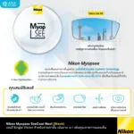 (Stock) Nikon Single Vision Stock Lens เลนส์สายตาชั้นเดียว สำหรับใช้งานในชีวิตประจำวัน กรองแสงสีฟ้า เลนส์บางเบา ทนทาน - Image 5