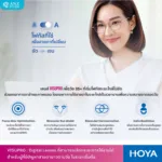 (RX) HOYA VISUPRO เลนส์ดิจิทัล ลดอาการตาล้า Digital Lenses ลดเพ่ง สำหรับสายตายาวตามวัย ระยะเริ่มต้น - Image 2