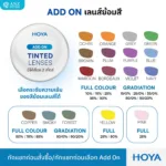 (RX) Add on เพิ่มคุณสมบัติพิเศษให้เลนส์ HOYA RX Lens **ต้องเลือกซื้อเลนส์ HOYA RX ก่อนกดสั่ง - Image 2