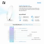 แว่นตากรองแสงสีฟ้าเด็ก vanta. MAX กรอบ TR90 ขาแว่นสปริงยืดหยุ่น น้ำหนักเบา ใส่สบาย - Image 6
