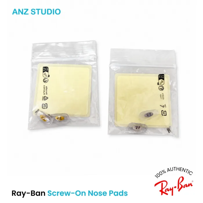 แป้นจมูก Ray-Ban แบบน็อต ขนาด 16 มม. ของแท้ 100%  Ray-Ban Screw-On Nose Pads - Image 7