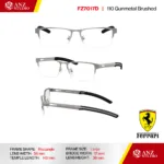 ANZ STUDIO | FERRARI FZ7017D แว่นตา Metal Semi Rim ทรง Rectangle  ของแท้รับประกัน 2 ปี - Image 6