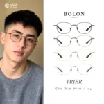 กรอบแว่นตา BOLON รุ่น TRIER BA7082 ทรง Roundy Square กรอบ Titanium น้ำหนักเบา รับประกัน 1 ปี