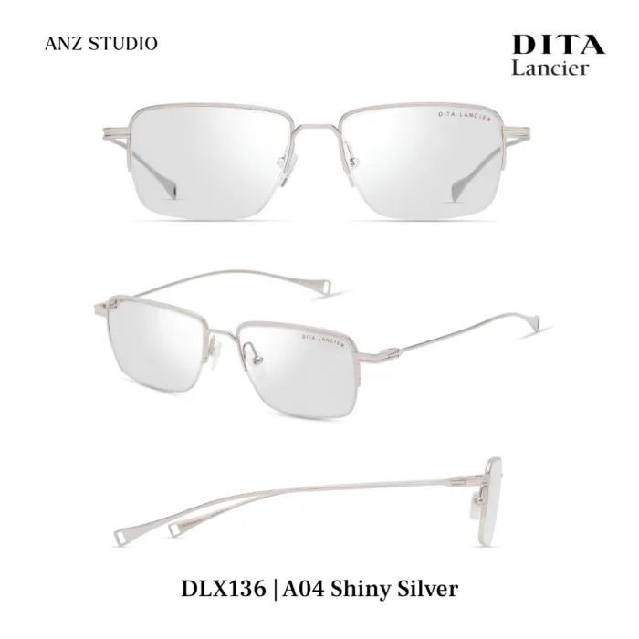 DITA Lancier DLX136 กรอบแว่นตา Titanium ทรง Rectangle Luxury Sport  Made in Japan ของแท้รับประกัน 1 ปี - Image 9