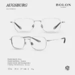 กรอบแว่นตา BOLON รุ่น AUGSBURG BA7081 ทรง Pillow กรอบ Titanium น้ำหนักเบา รับประกัน 1 ปี - Image 7