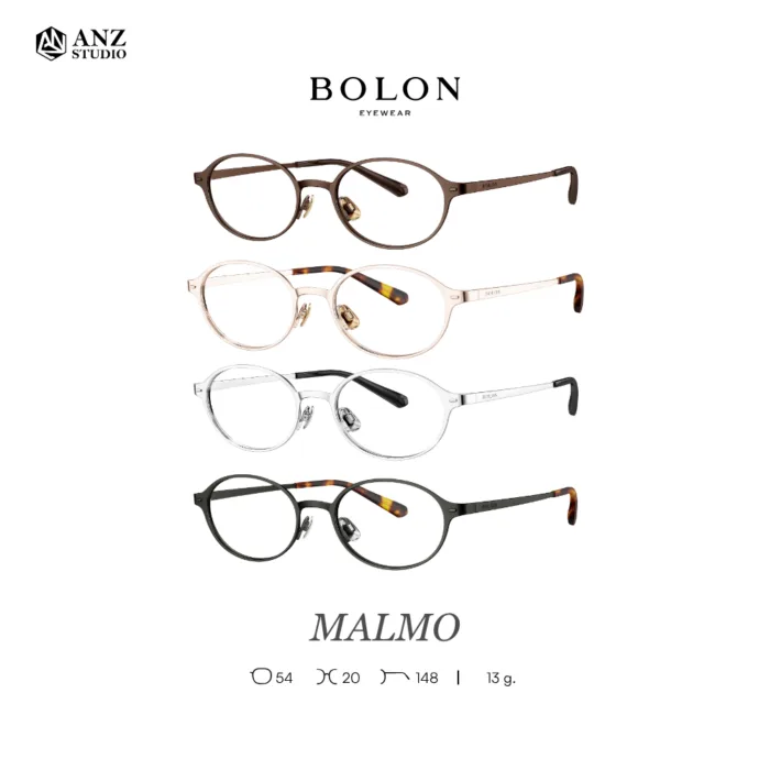 กรอบแว่นตา BOLON รุ่น MALMO BB7010 ทรง Oval กรอบ Titanium น้ำหนักเบา รับประกัน 1 ปี - Image 3