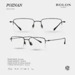 กรอบแว่นตา BOLON รุ่น POZNAN BR1005 ทรง Rectangle กรอบ Titanium น้ำหนักเบา รับประกัน 1 ปี - Image 3