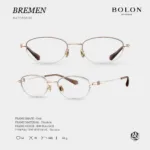 กรอบแว่นตา BOLON รุ่น BREMEN BA7080 ทรง Oval กรอบ Titanium น้ำหนักเบา รับประกัน 1 ปี - Image 3