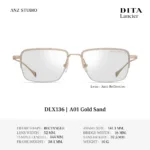 DITA Lancier DLX136 กรอบแว่นตา Titanium ทรง Rectangle Luxury Sport  Made in Japan ของแท้รับประกัน 1 ปี - Image 2