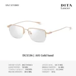 DITA Lancier DLX136 กรอบแว่นตา Titanium ทรง Rectangle Luxury Sport  Made in Japan ของแท้รับประกัน 1 ปี - Image 3