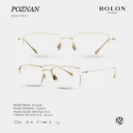 กรอบแว่นตา BOLON รุ่น POZNAN BR1005 ทรง Rectangle กรอบ Titanium น้ำหนักเบา รับประกัน 1 ปี - Image 4