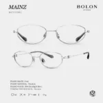 กรอบแว่นตา BOLON รุ่น MAINZ BA7079 ทรง Oval กรอบ Titanium น้ำหนักเบา รับประกัน 1 ปี - Image 4