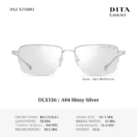 DITA Lancier DLX136 กรอบแว่นตา Titanium ทรง Rectangle Luxury Sport  Made in Japan ของแท้รับประกัน 1 ปี - Image 5