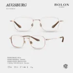 กรอบแว่นตา BOLON รุ่น AUGSBURG BA7081 ทรง Pillow กรอบ Titanium น้ำหนักเบา รับประกัน 1 ปี - Image 5