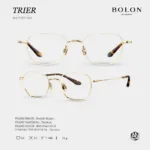 กรอบแว่นตา BOLON รุ่น TRIER BA7082 ทรง Roundy Square กรอบ Titanium น้ำหนักเบา รับประกัน 1 ปี - Image 5