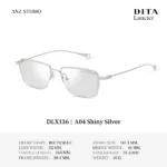 DITA Lancier DLX136 กรอบแว่นตา Titanium ทรง Rectangle Luxury Sport  Made in Japan ของแท้รับประกัน 1 ปี - Image 6