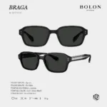 แว่นกันแดด BOLON BRAGA BL3273 กรอบ Acetate  พร้อมเลนส์ตัวเลือก Polarized  ออกเเดดเปลี่ยนสี รับประกัน 1 ปี - Image 6