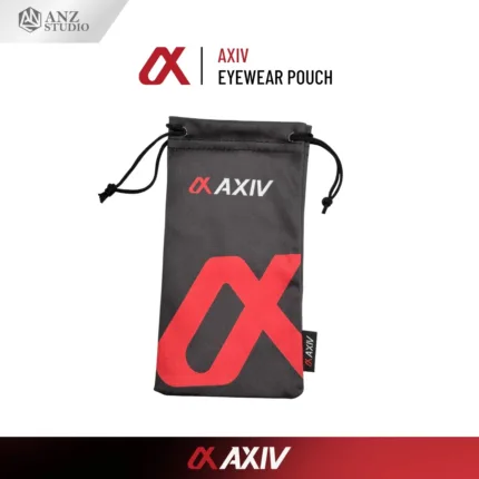 ซองผ้าไมโครไฟเบอร์สำหรับแว่นตากีฬา AXIV EYEWEAR POUCH แบบเชือกรูด น้ำหนักเบา พกพาสะดวก