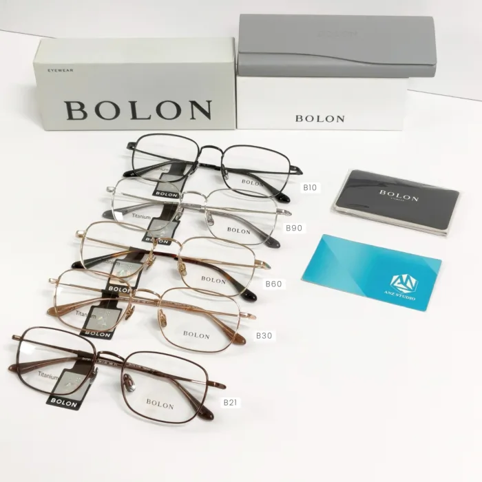 กรอบแว่นตา BOLON รุ่น AUGSBURG BA7081 ทรง Pillow กรอบ Titanium น้ำหนักเบา รับประกัน 1 ปี - Image 9