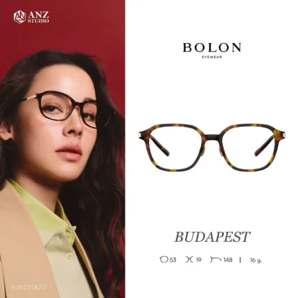 กรอบแว่นตา BOLON FW2026 รุ่น BUDAPEST BJ5231 ทรง D Shape ดีไซน์เรียบหรู น้ำหนักเบา ของแท้ รับประกัน 1 ปี