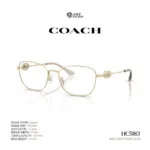 กรอบแว่นตา COACH รุ่น HC5183 ทรง Square โลหะ ดีไซน์ Signature Horse & Carriage รับประกัน 2 ปี - Image 2