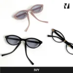 vanta. IVY แว่นสายตายาวพร้อมกรองแสงสีฟ้ากรอบพับได้ ออกแดดเปลี่ยนสีเทา ทรงแคทอาย มีค่าสายตาให้เลือก - Image 3